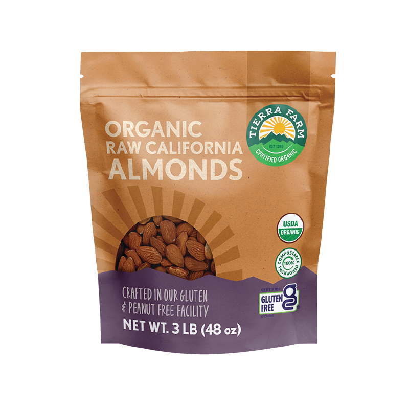 Organic <br> Raw California Almonds