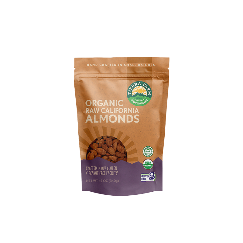 Organic <br> Raw California Almonds